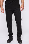 Mike Straight Taper Jeans - Black