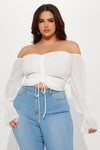 Love Me Better Top - White