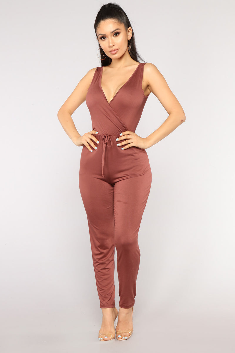 Murry Jumpsuit - Red Brown, Jumpsuits | Fashion Nova