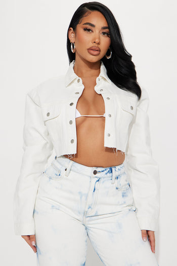 In My Prime Moto Jacket - White, Fashion Nova, Jackets & Coats