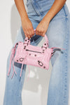 Extravagant Motion Satchel Handbag - Pink