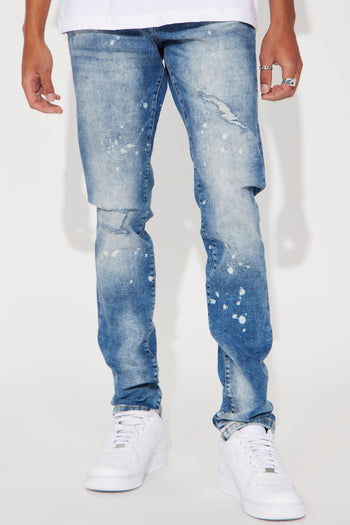 Buy Off-White Flare Carpenter Jeans 'Medium Blue' - OMYA161F22DEN0014900