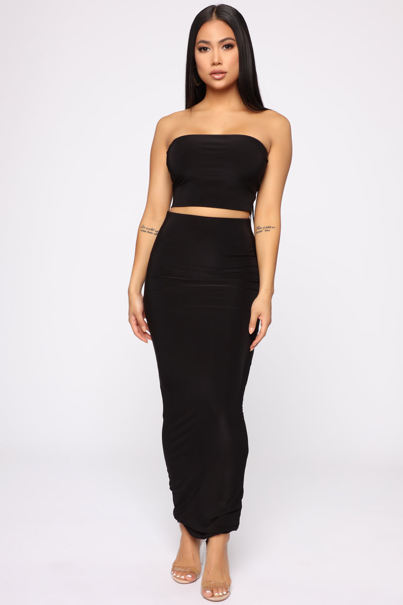 Des Skirt Set - Black | Fashion Nova, Matching Sets | Fashion Nova