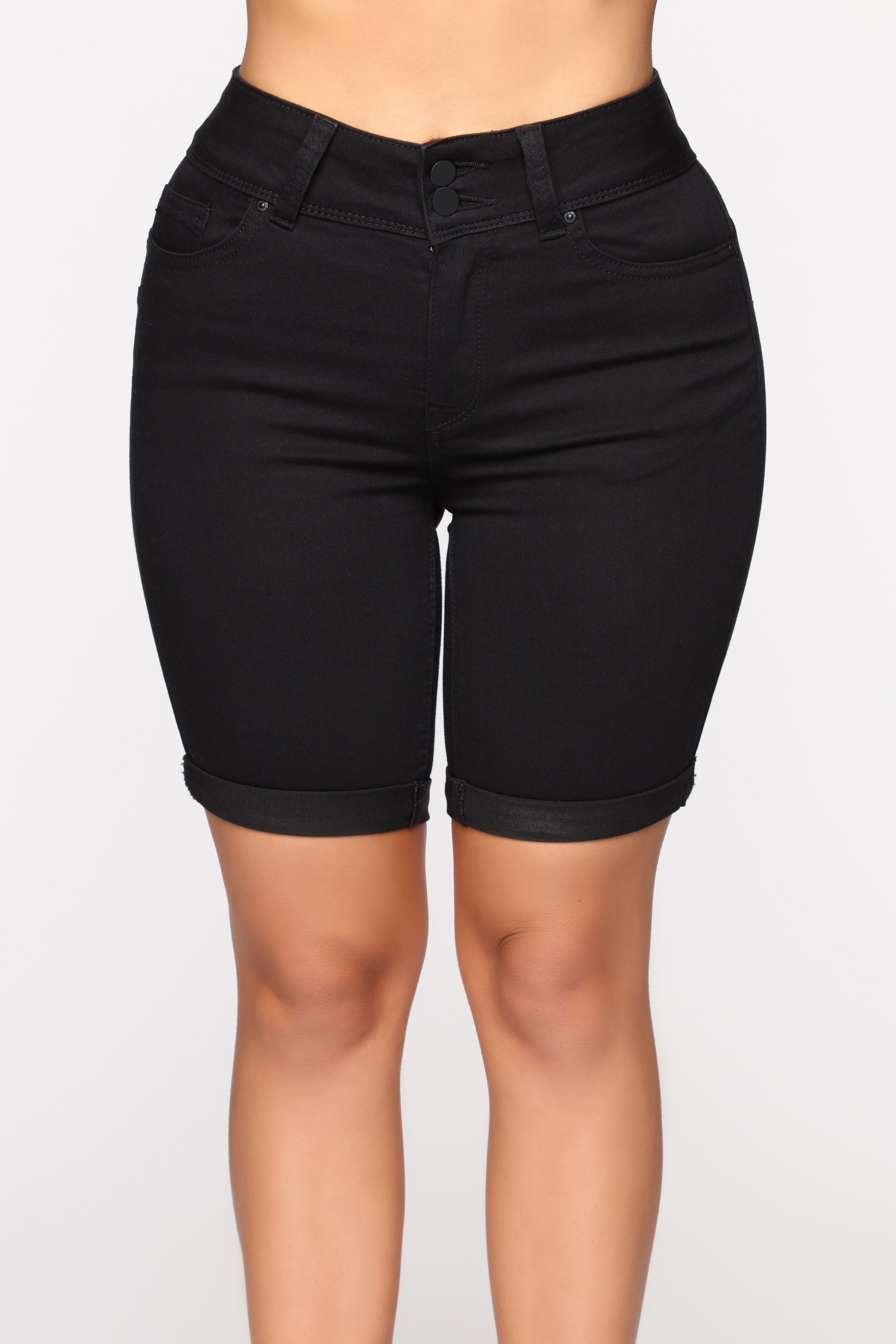 Lift Me Up Bermuda Shorts - Black – Fashion Nova