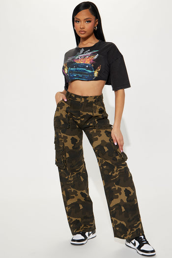 Best Kept Secret Camo Cargo Pants up to 3XL