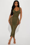 Can't Compare Maxi Dress - Olive