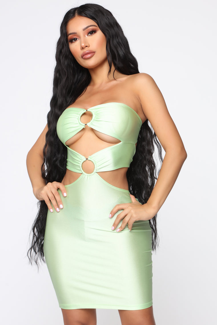 fashion nova black cut out dress