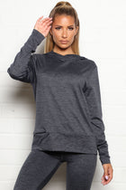 Giselle Active Hoodie In Power Flex - Grey