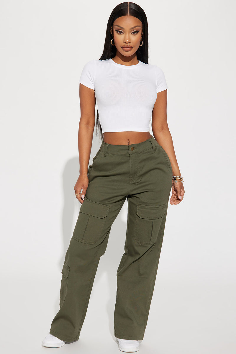 Out Of My Lane Cargo Pant - Olive | Fashion Nova, Pants | Fashion Nova