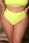 Maui Mix And Match Brazilian Bikini Bottom - Yellow