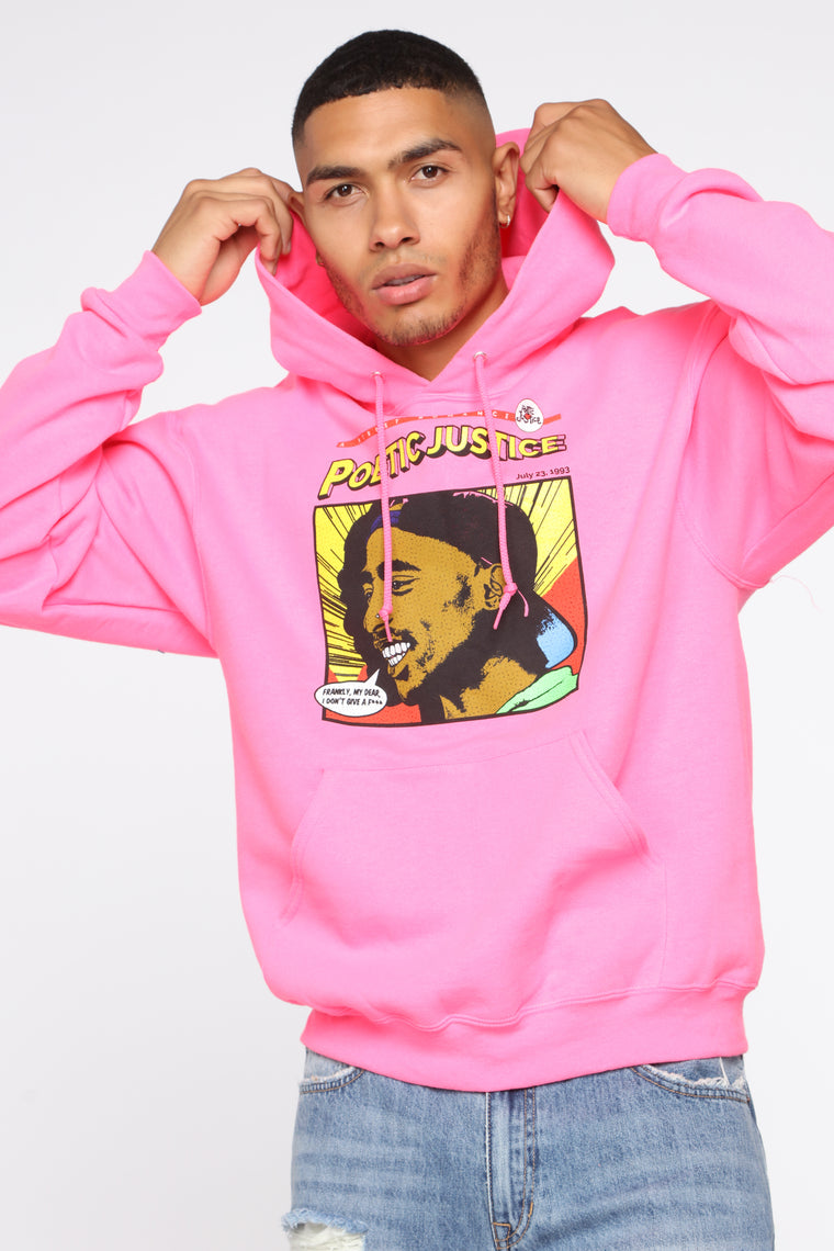 pink tupac hoodie