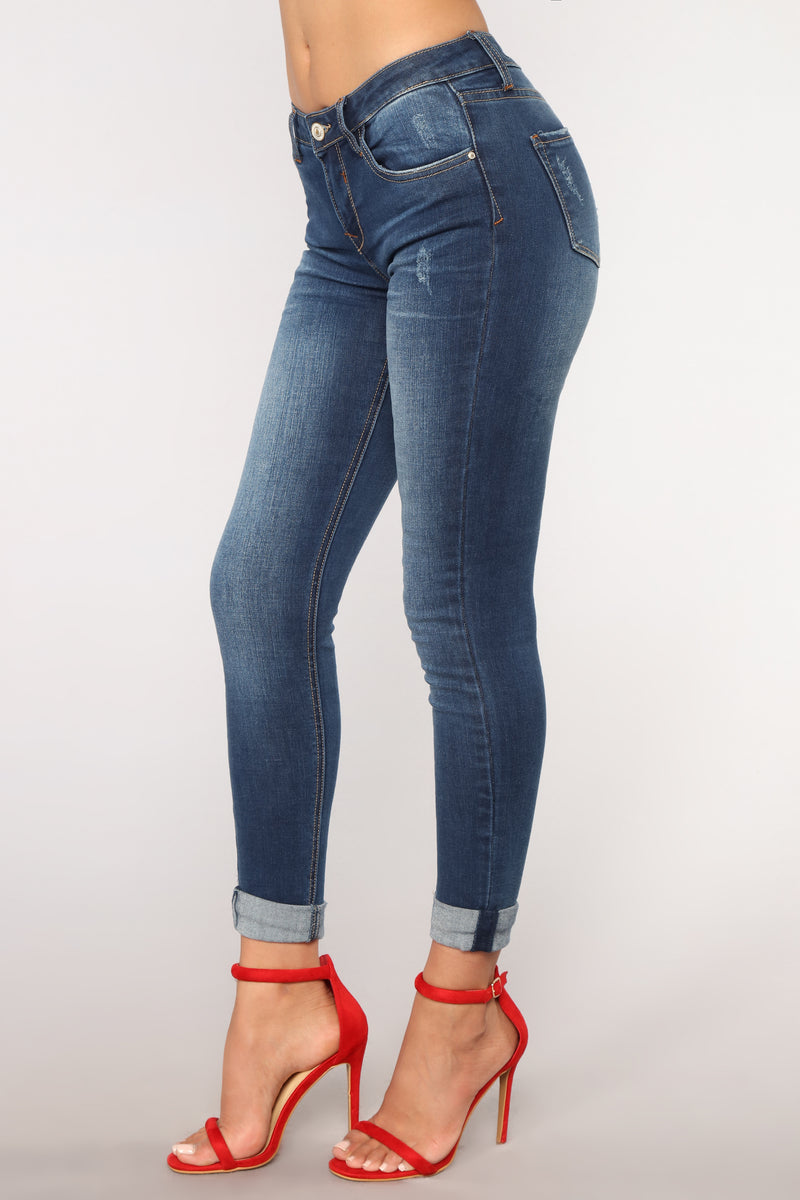 Tempted Skinny Jeans - Dark Denim | Fashion Nova, Jeans | Fashion Nova