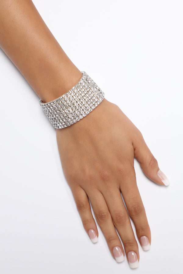 Bling Bling Bracelet Silver Fashion Nova