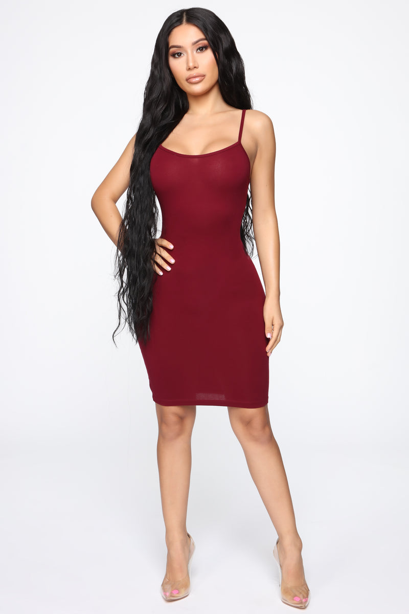 Katie Basic Mini Dress - Wine | Fashion Nova, Dresses | Fashion Nova