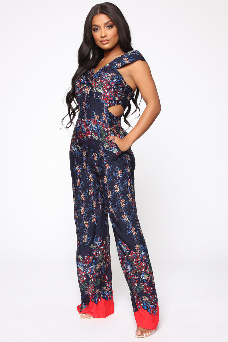 Suzanne Print Jumpsuit - Navy/Combo | Fashion Nova, Jumpsuits | Fashion ...