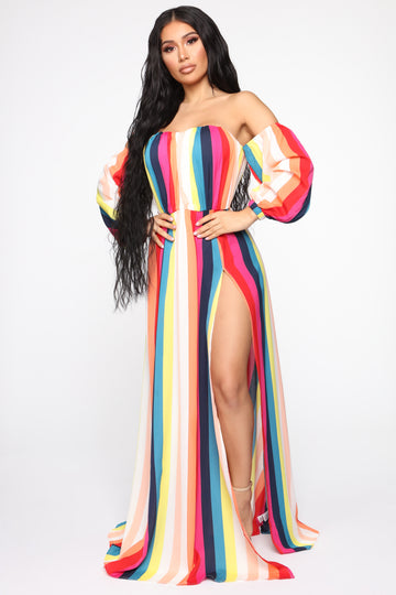 sherbet maxi dress fashion nova