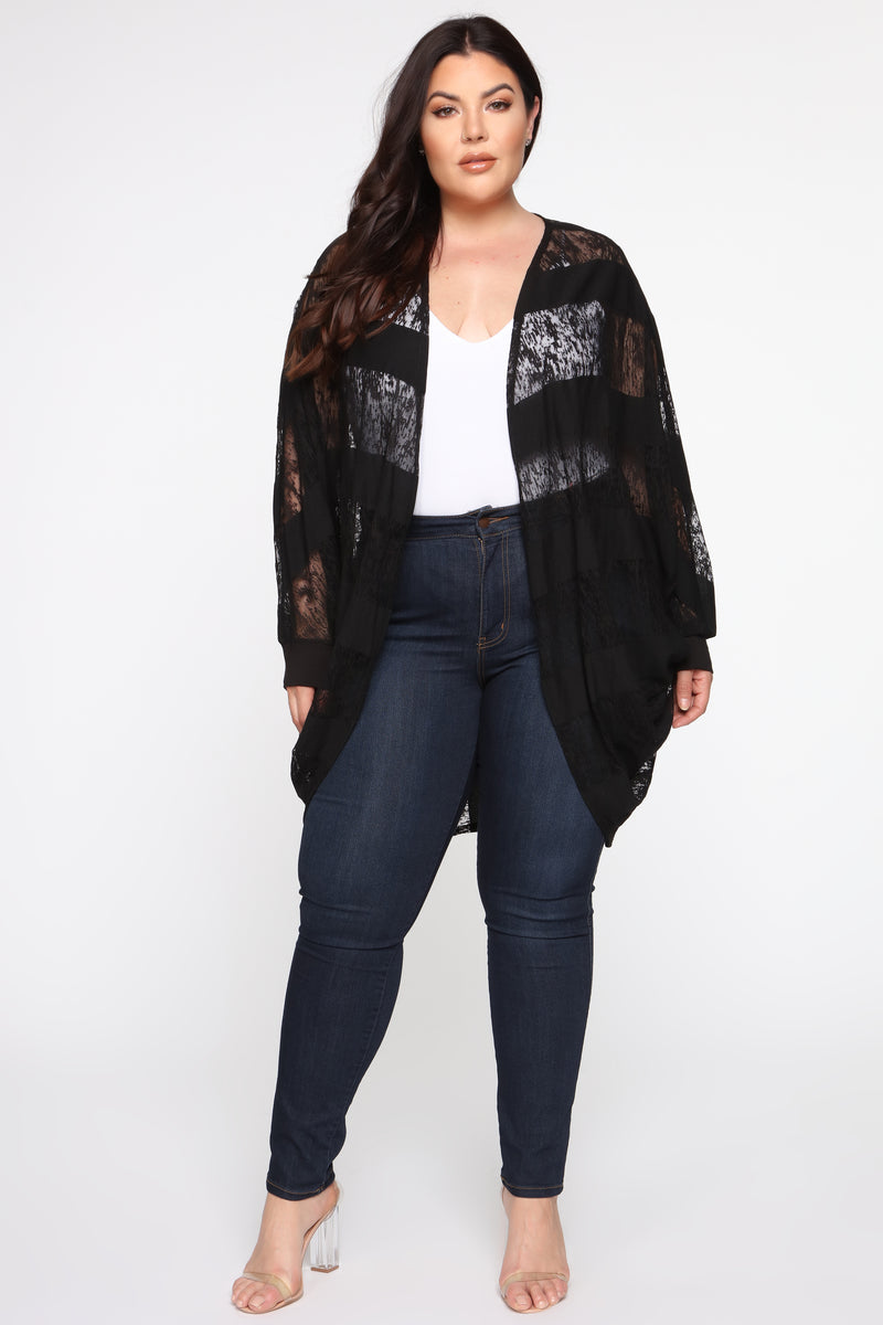 Back For More Kimono - Black | Fashion Nova, Shirts & Blouses | Fashion ...