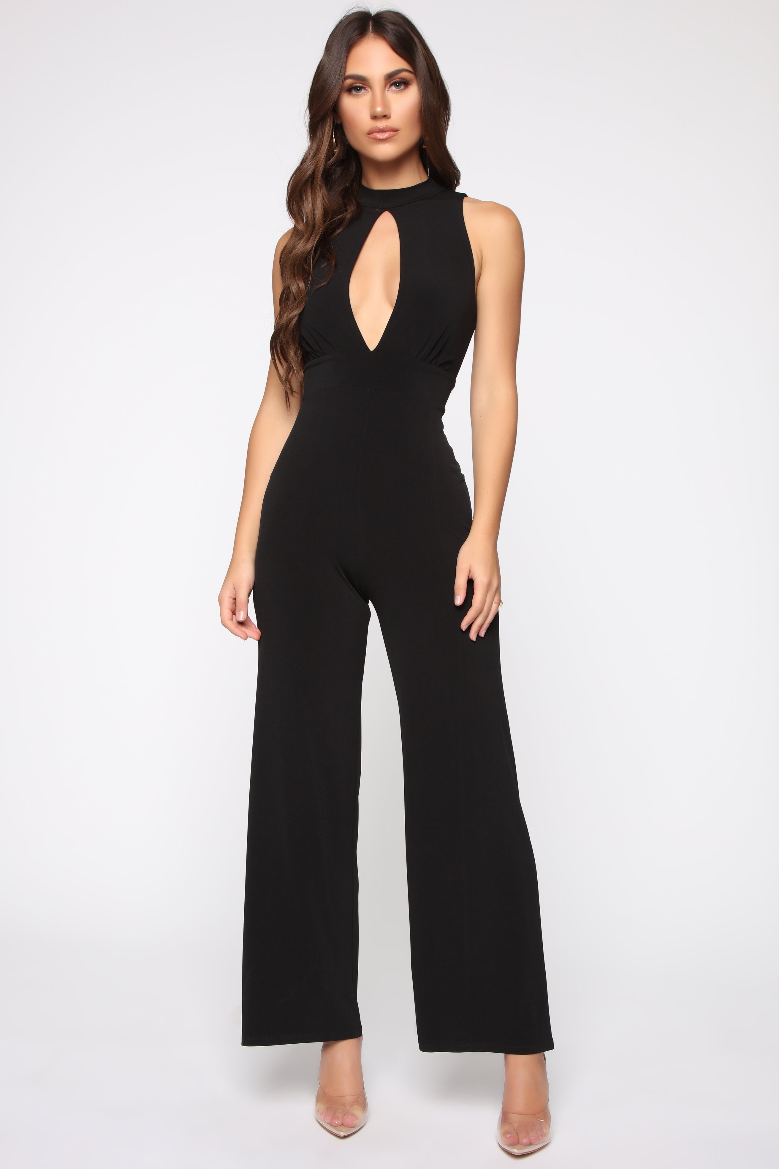 Key To Our Love Jumpsuit - Black