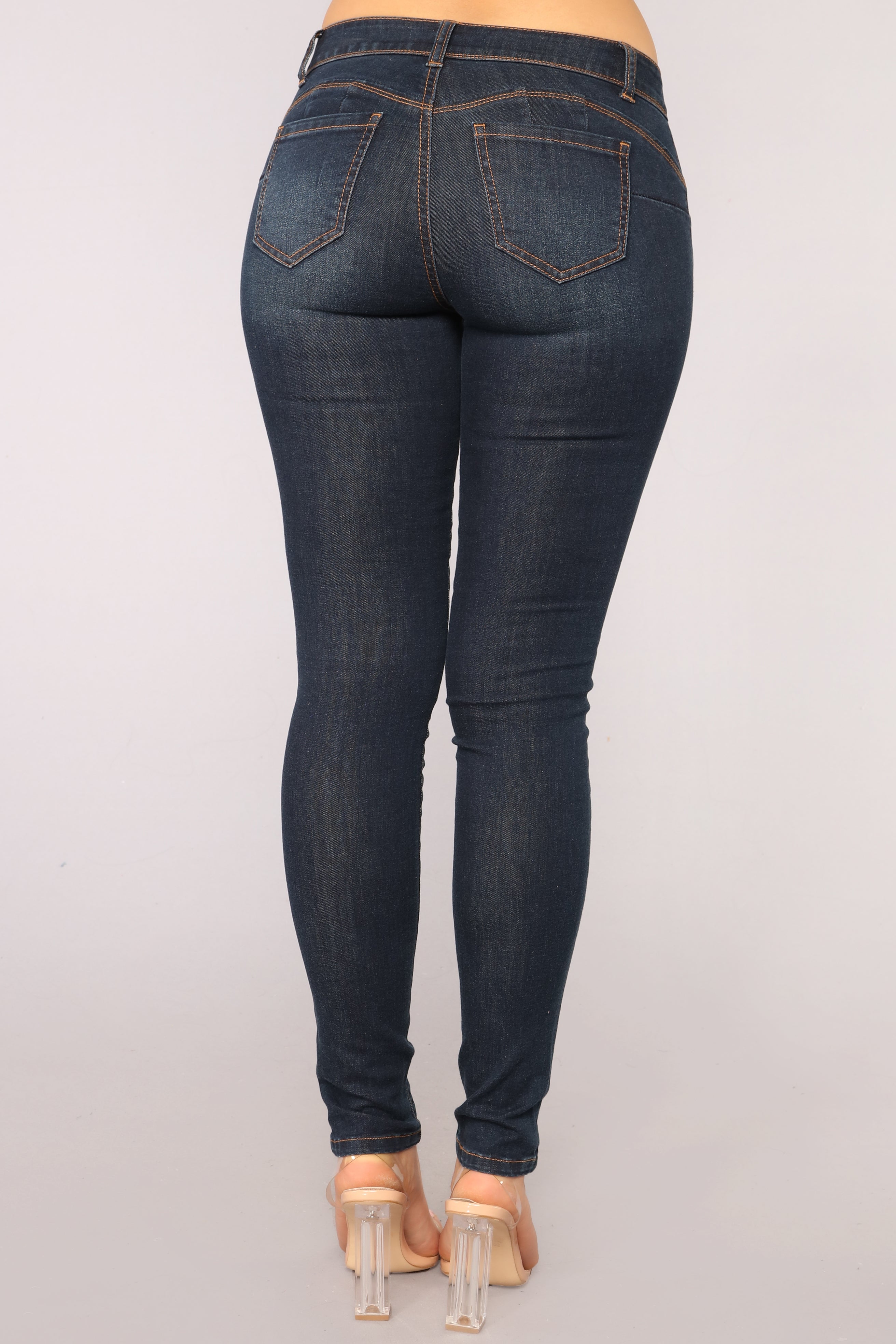Make It Bounce Booty Shaping Jeans - Dark Denim – Fashion Nova