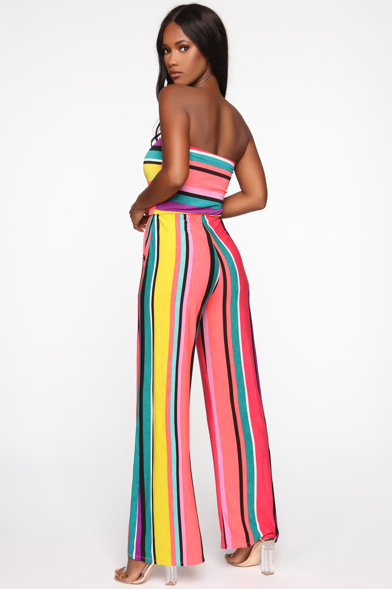 Jaime Striped Jumpsuit - Pink Multi | Fashion Nova, Jumpsuits | Fashion ...
