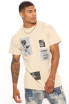 Love And Hate Short Sleeve Tee - Sand