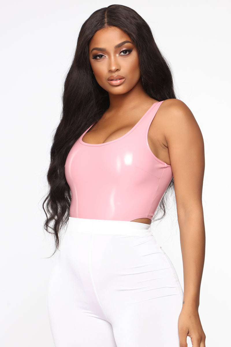 Latex High Cut Hip Bodysuit Blush Fashion Nova Bodysuits Fashion