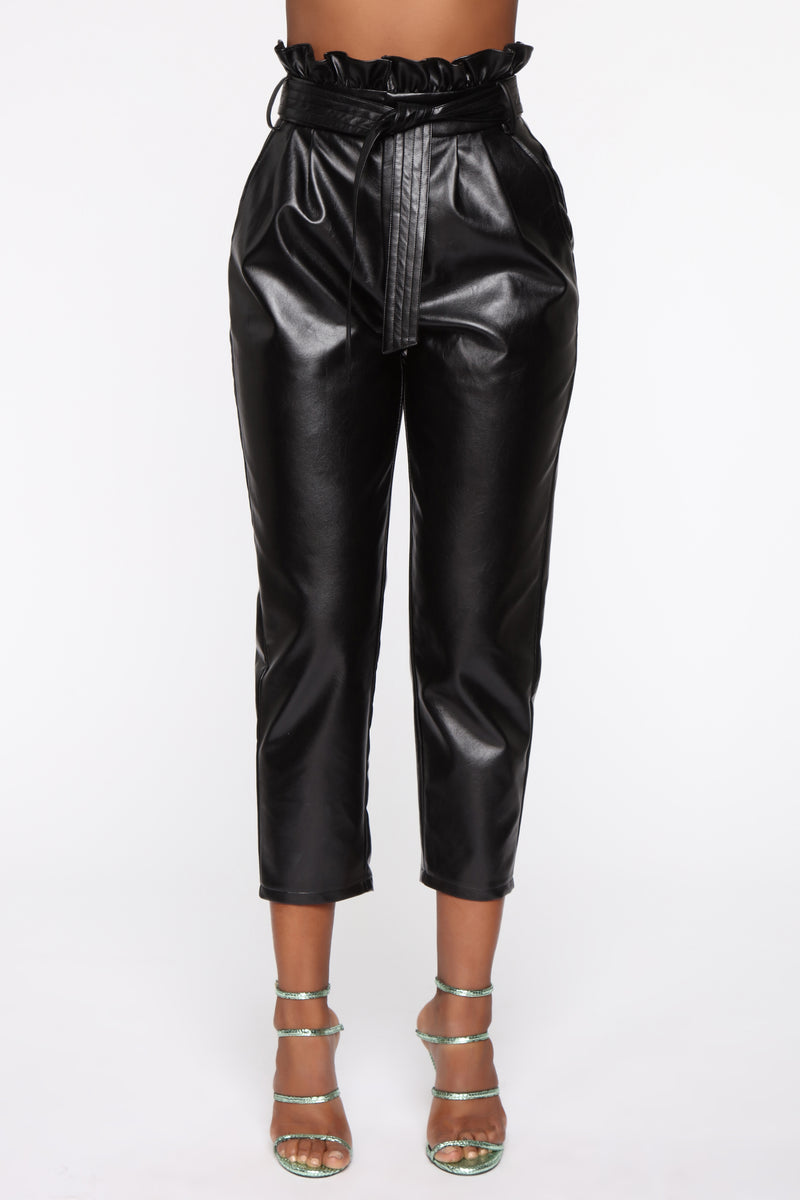 All My Leather Pants - Black | Fashion Nova, Celebrity Collection ...