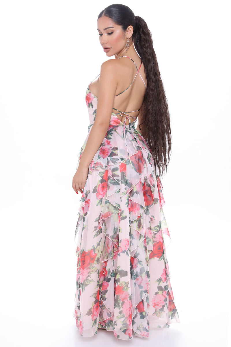 Paradise Awaits Floral Maxi Dress - White/combo | Fashion Nova, Dresses ...