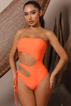 Obsessed With The Heat One Piece Swimsuit - Orange