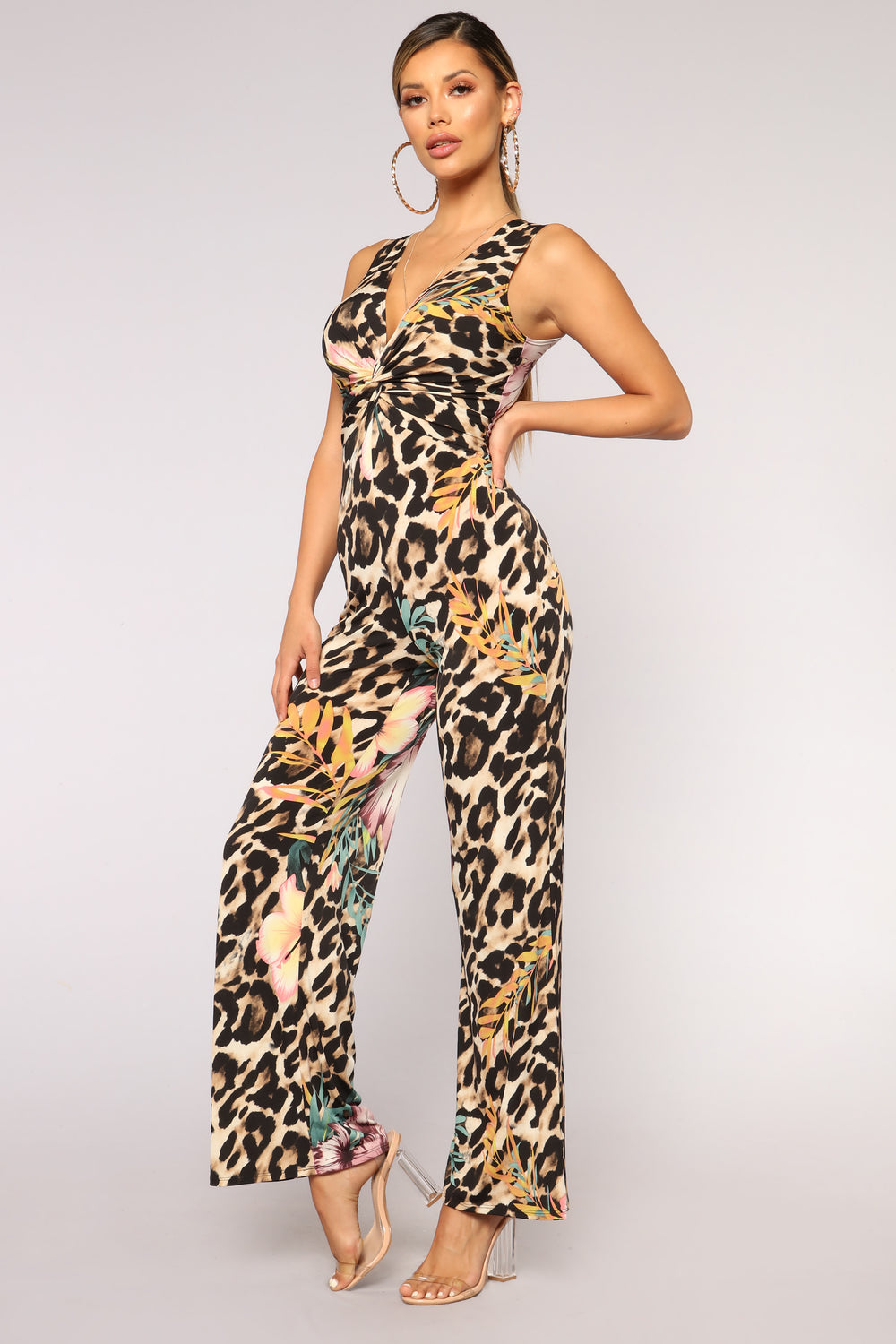 Wild At Heart Jumpsuit - Leopard