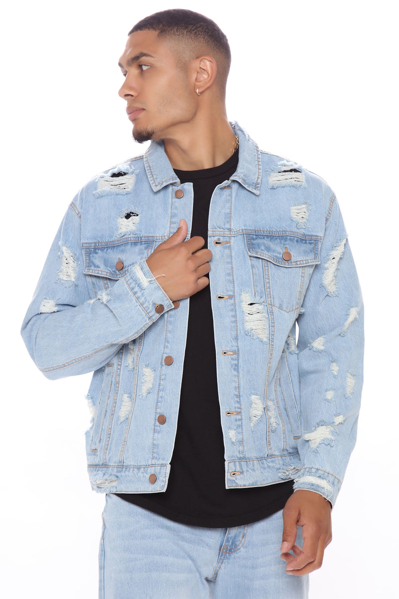 Darnell Denim Jacket - Light Wash | Fashion Nova, Mens Jackets ...