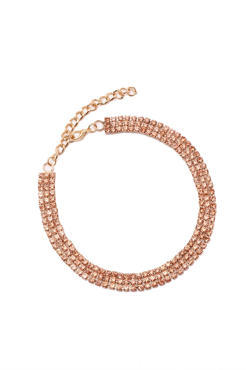 Diamond And Rust Choker - Rose Gold | Fashion Nova, Jewelry | Fashion Nova