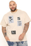 Love And Hate Short Sleeve Tee - Sand