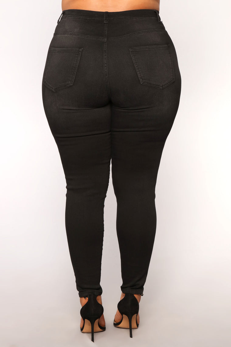 Nagini Skinny Jeans - Black - Jeans - Fashion Nova