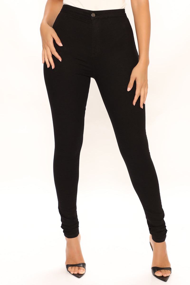 Tall Super High Waist Denim Skinnies - Black | Fashion Nova, Jeans ...