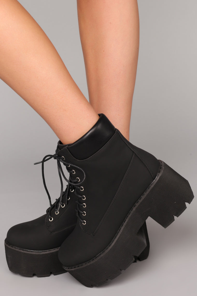 fashion nova platform boots