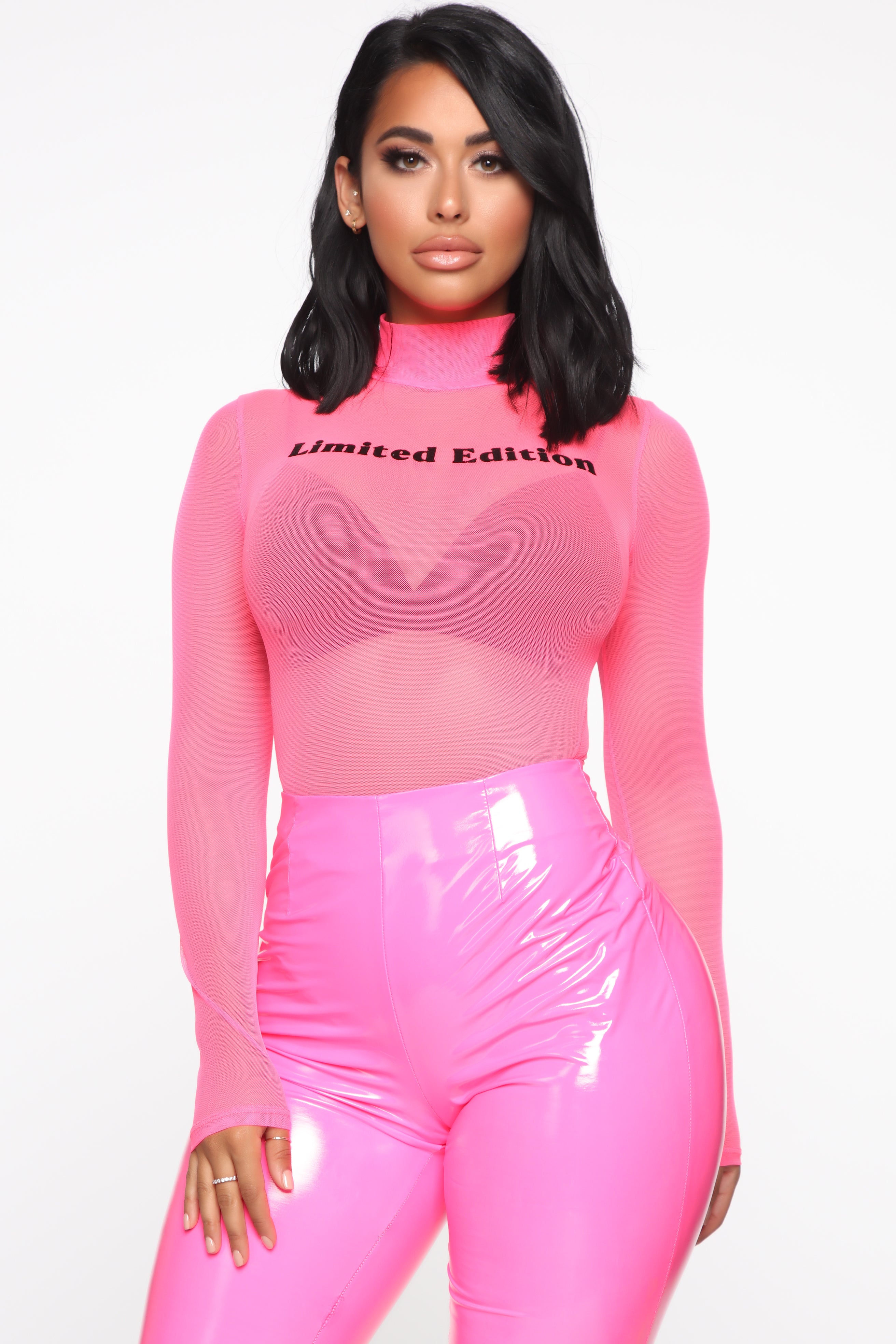 neon mesh bodysuit