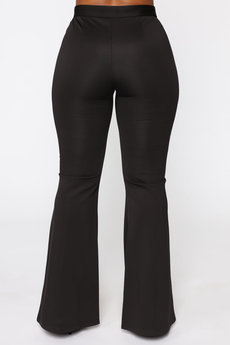 Out Of Time Flare Pants - Black