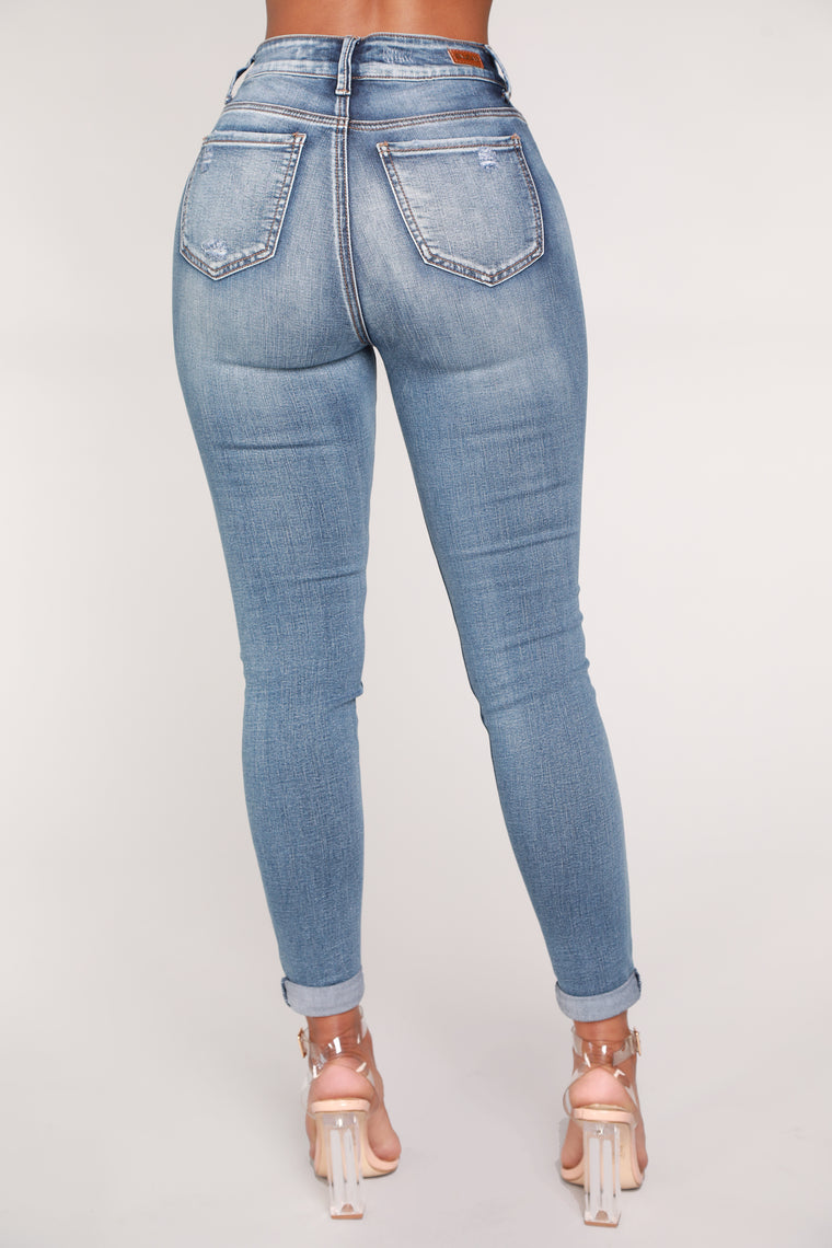 Sunrise Mornings Ankle Jeans - Vintage Wash