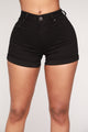 No Muffin Top Denim Shorts - Black - Jean Shorts - Fashion Nova