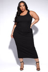 Mulberry Street Maxi Dress - Black