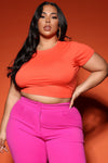 Robin Crop Top - Orange