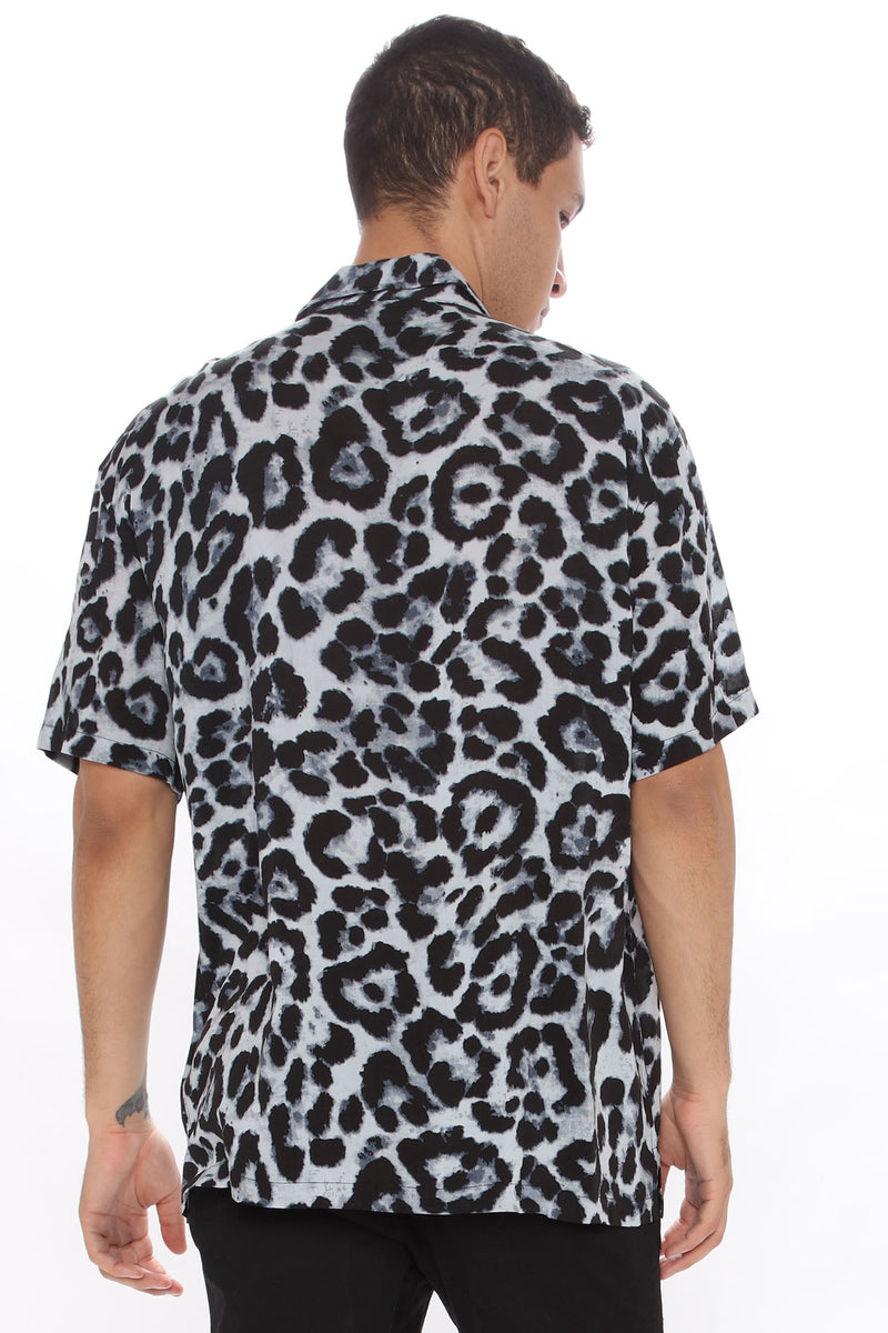 Frankie Leopard Short Sleeve Woven Top - Black/Combo | Fashion Nova ...