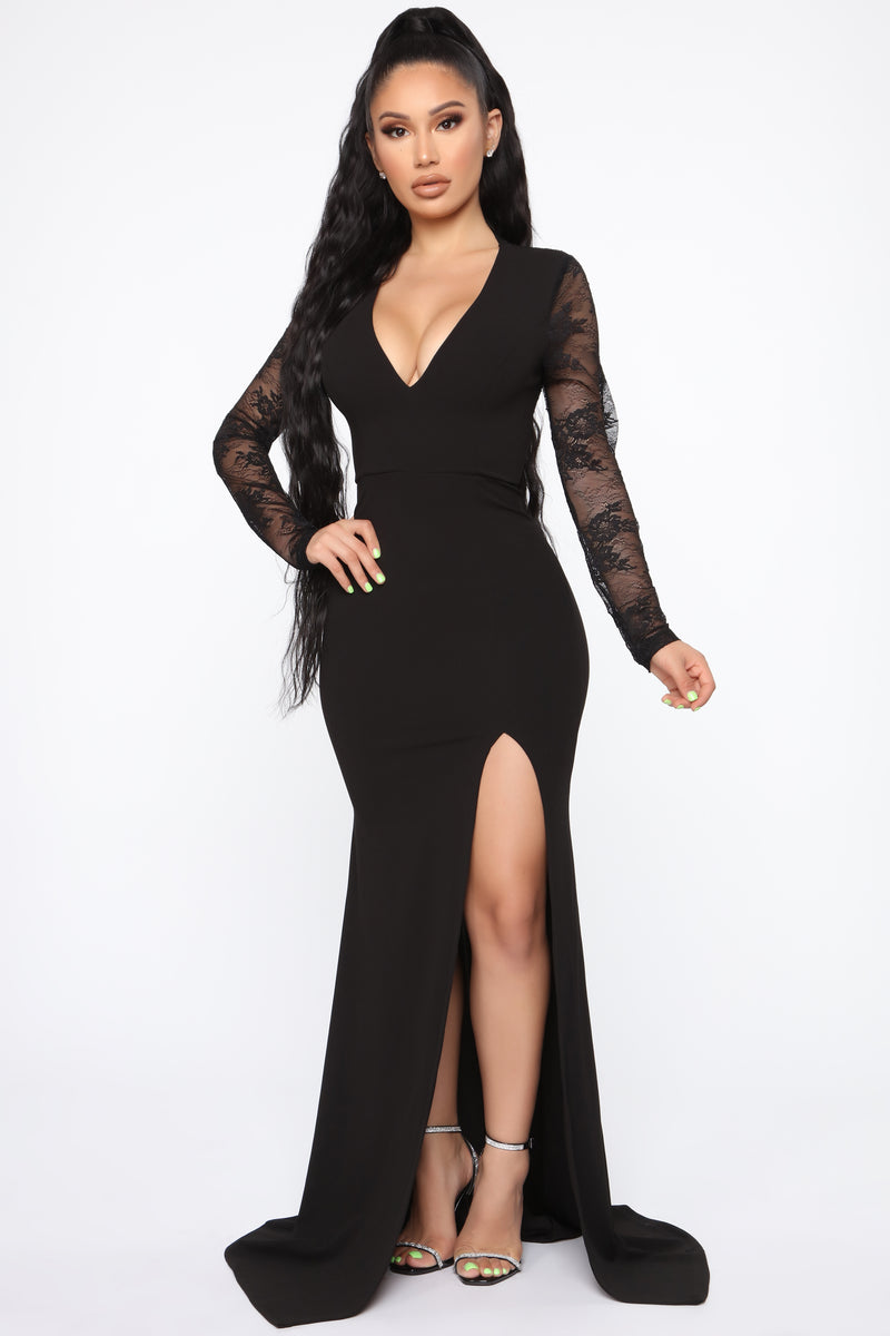 Thrilling Romance Maxi Dress - Black | Fashion Nova, Dresses | Fashion Nova
