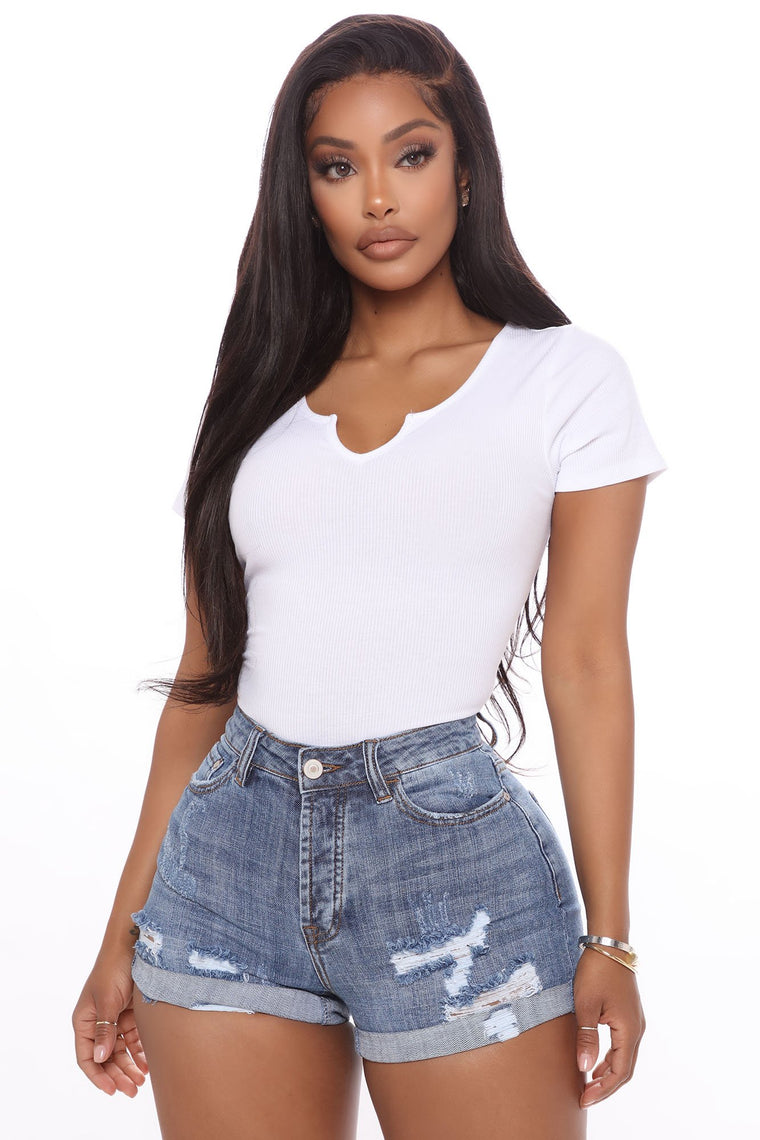 denim shorts fashion nova