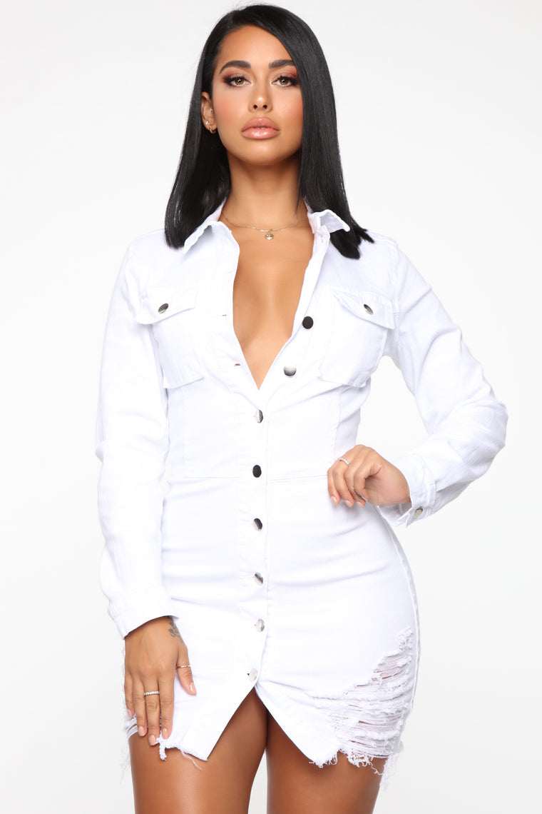 fashion nova jean dress