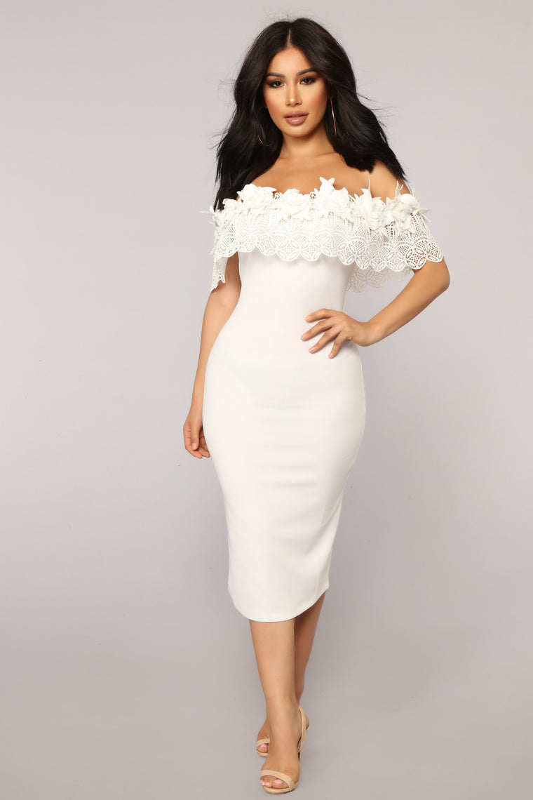 fashion nova dress white