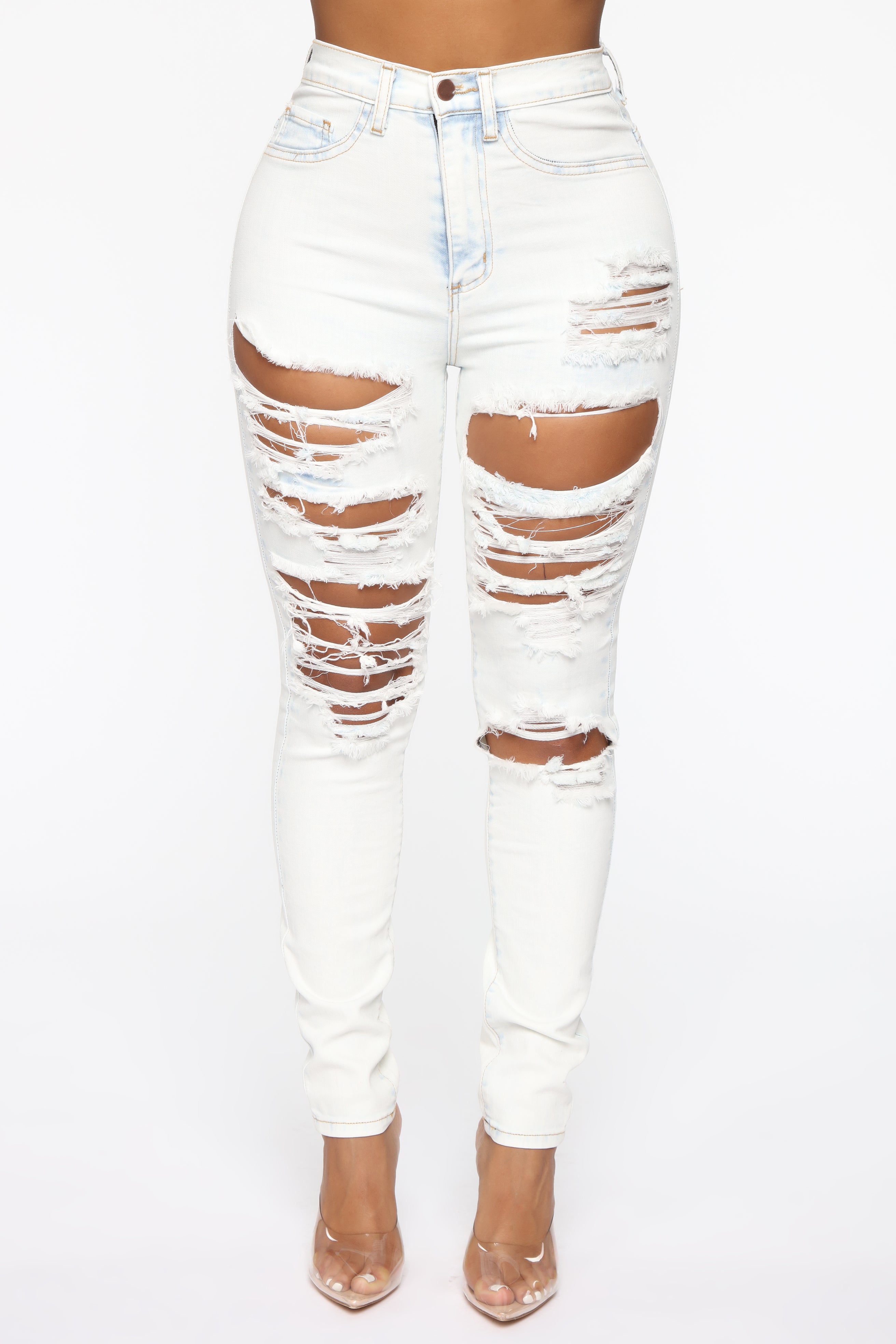 You Wish You Had Me Skinny Jeans - Light Blue Wash – Fashion Nova