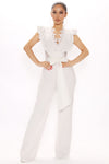 Extraordinary Elegance Jumpsuit - White