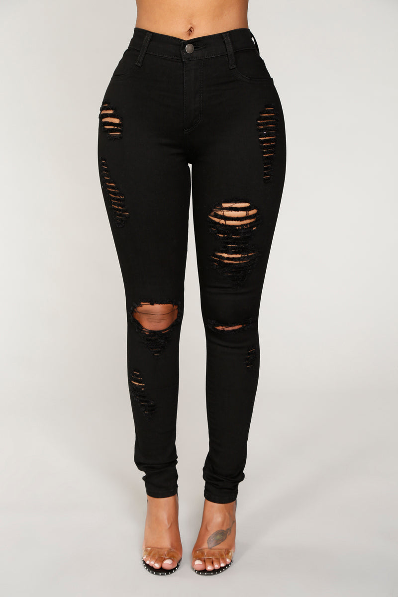 Hannah Skinny Jeans Black Jeans Fashion Nova